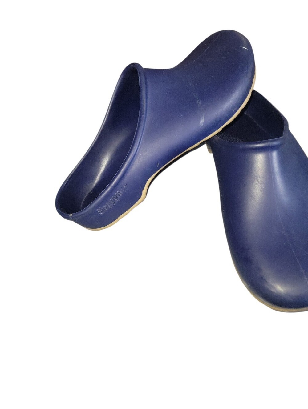 Sloggers Women's Navy Blue Slip-On Waterproof Garden Clogs Sz US 9 EU 40 - Picture 8 of 8